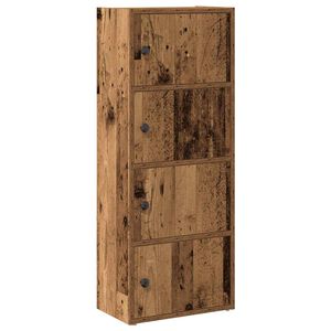 vidaXL Bokhylle gammelt tre 40x24x102 cm konstruert tre