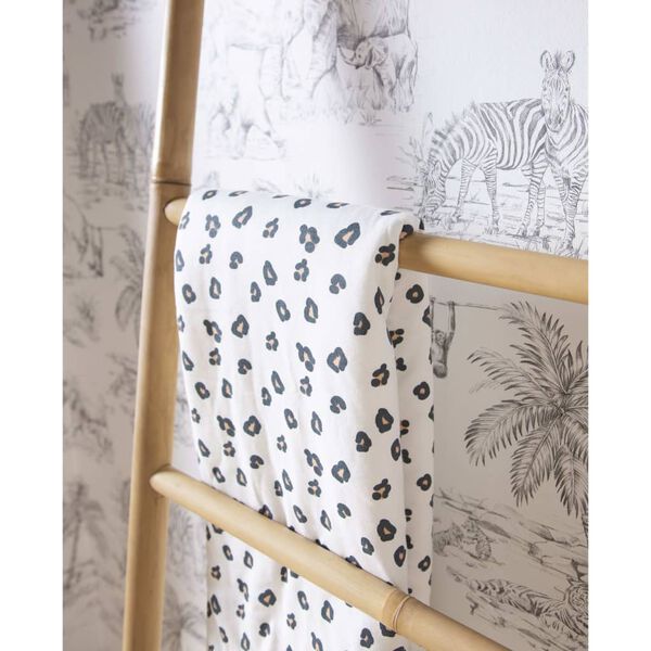 CHILDHOME Babyteppe 100x80 cm jersey leopard