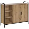 vidaXL Serviesskap Artisan eik 97 x 33 x 81 cm Konstruert tre