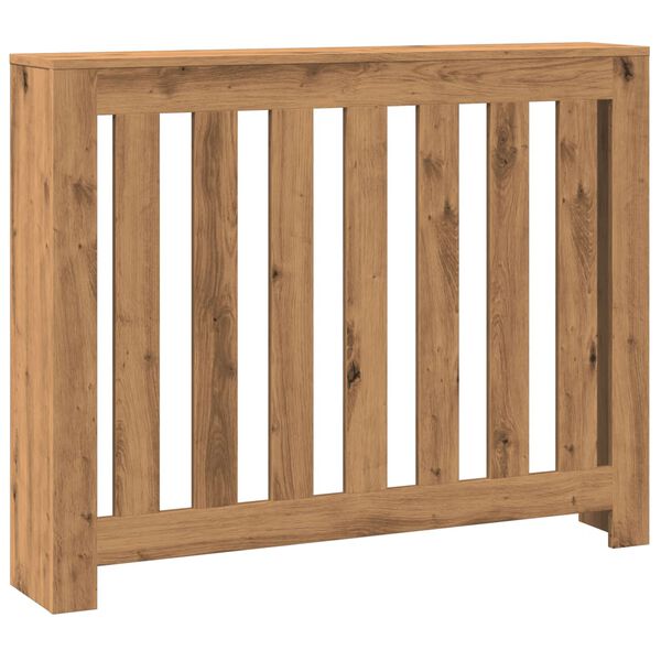 vidaXL Radiatordeksel artisan eik 104x20x82 cm konstruert tre