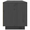 vidaXL TV-benk grå 80x35x40,5 cm heltre furu