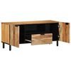 vidaXL TV-skap med skuff Brun 105 x 33 x 46 cm Massiv mango tre