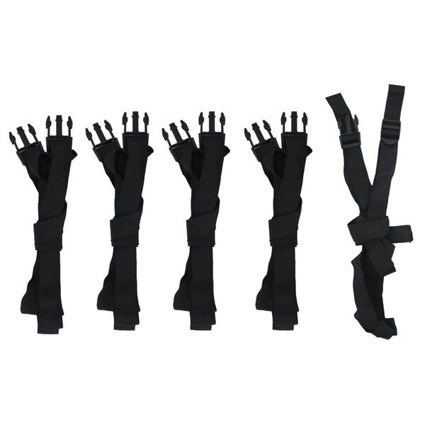 Grå båtpressening (L 427-488 cm B 229 cm)