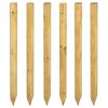 vidaXL Gjerdepunkter 6 stk. Gr&oslash;nn 150 cm Heltre furu