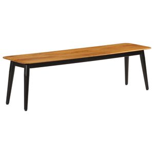 vidaXL Benk 160x40x45 cm heltre mango og jern