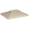 vidaXL Lysthus dekke baldakin erstatning 310 g/m&sup2; beige 3 x 4 m