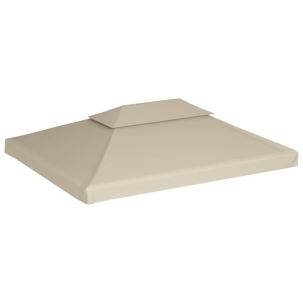 vidaXL Lysthus dekke baldakin erstatning 310 g/m&sup2; beige 3 x 4 m