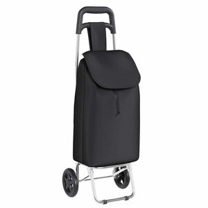vidaXL Handlevogn Svart 35 x 28 x 92 cm Oxford-stoff
