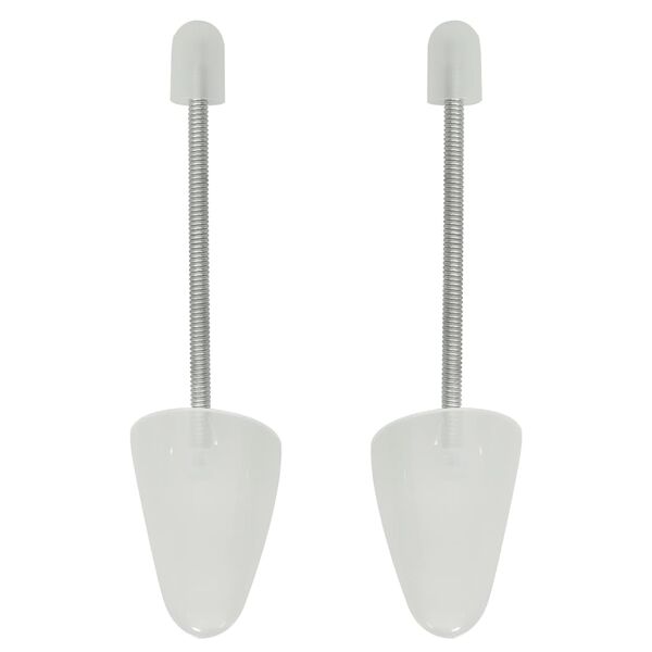 vidaXL Skotr&aelig;r 5 par hvit EU 38-44 plast