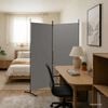 vidaXL Romdeler med 2 paneler antrasitt 175x180 cm stoff