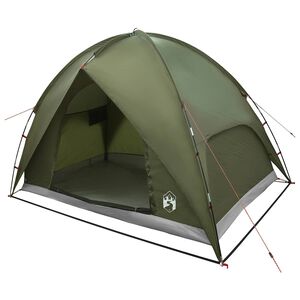 vidaXL Camping Telt med Regntrekk Vanntett 4-personers Olivengr&oslash;nn