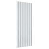vidaXL Takpaneler 12 stk pulverlakkert st&aring;l s&oslash;lv 100x36 cm