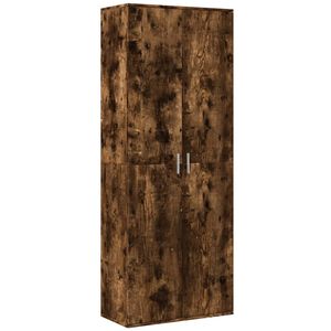 vidaXL Highboard r&oslash;kt eik 70x35x180 cm konstruert tre
