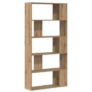 vidaXL Bokskap 80 x 24 x 159 cm Konstruert tre Artisan Eik