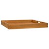 vidaXL Serveringsbrett 60x60 cm heltre teak