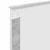 vidaXL Sengestamme med hodegjerde Betong 90 x 200 cm Massiv furu