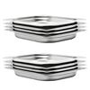 vidaXL Gastronormbeholdere 8 stk GN 1/2 40 mm rustfritt st&aring;l