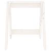 vidaXL Krakker 2 stk hvit 40x40x45 cm heltre furu