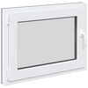 vidaXL Kj&oslash;levindu RISOR 80 x 50 cm PVC og glass Antrasitt