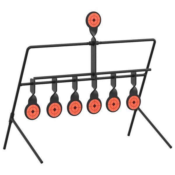 vidaXL Resettingsmål Svart 38 x 20,5 x 33 cm Stål