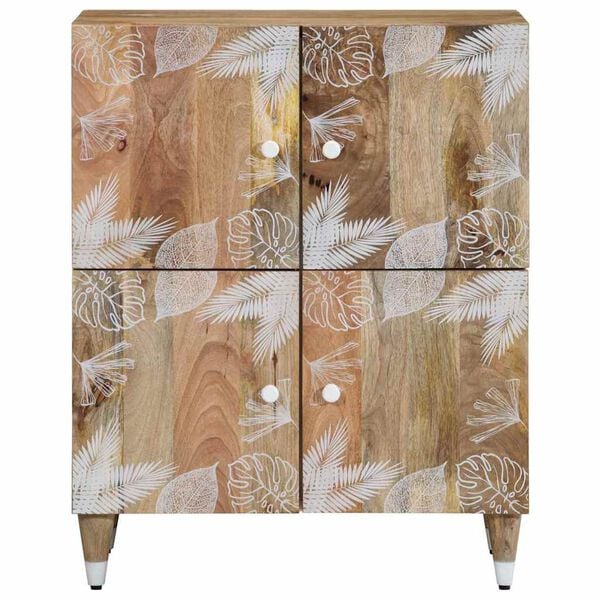 vidaXL Skjenk 60x33,5x75 cm heltre mango