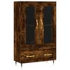 vidaXL Highboard r&oslash;kt eik 69,5x31x115 cm konstruert tre