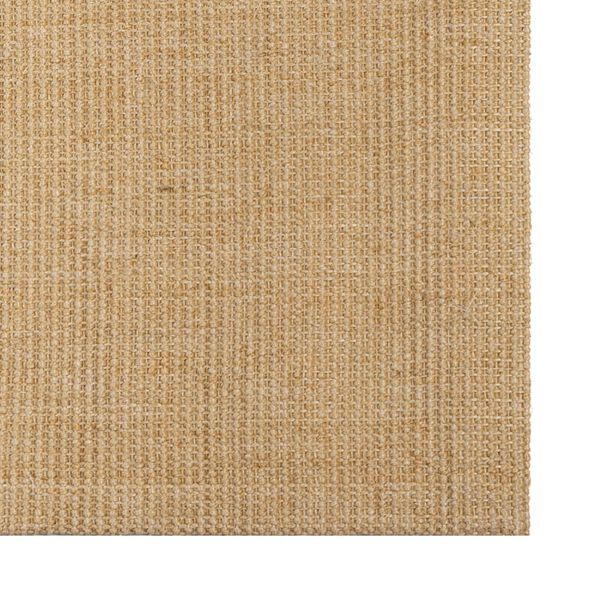 vidaXL Teppe naturlig sisal 80x100 cm