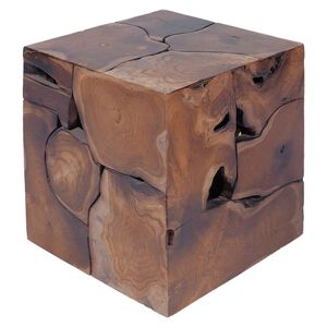 vidaXL Krakker 4 stk. brun 40x40x45 cm heltre teak