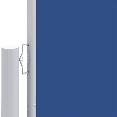 vidaXL Uttrekkbar sidemarkise 220x600 cm blå