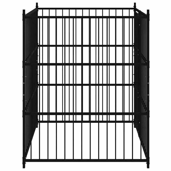 vidaXL Utend&oslash;rs hundeg&aring;rd 150x150x185 cm