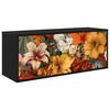 vidaXL Vegghengt TV-skap GENNEP 102 x 33 x 40 cm Svart eik