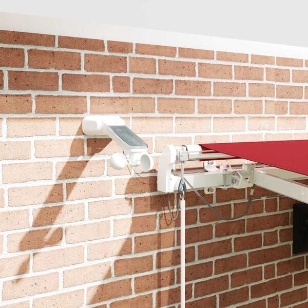 vidaXL Innvendbar Markise R&oslash;d 450 &times; 300 cm Polyester og Metall