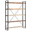 vidaXL Bokhylle 5 etasjer 140x30x180 cm gjenvunnet heltre