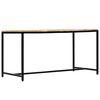 vidaXL Spisebord 140x70x75 cm grov heltre mango