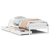 vidaXL Sengeramme uten madrass hvit 75x190 cm heltre furu