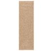 vidaXL Teppe ZIZUR beige 200x200cm jute-utseende innend&oslash;rs og utend&oslash;rs