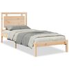 vidaXL Ekstra lang sengeramme uten madrass 100x210 cm heltre