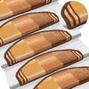 vidaXL Selvklebende trappematter 15 stk brun 65x21x4 cm