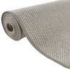 vidaXL Teppel&oslash;per sisal-utseende platina 80x400 cm