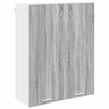 vidaXL Hengende skap Gr&aring; Sonoma 80 x 31 x 100 cm Konstruert tre