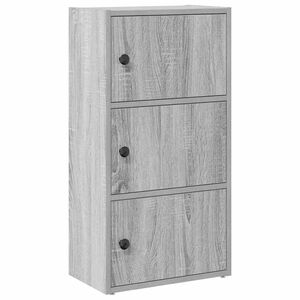 vidaXL Bokhylle gr&aring; sonoma 40x24x77 cm konstruert tre