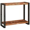 vidaXL Konsollbord Flerfarget 90 x 33 x 75 cm Massiv Reclaim Tre