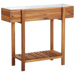 vidaXL H&oslash;ybed akasie heltre og sink