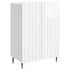 vidaXL Serviesskap H&oslash;gglans hvit 66 x 34,5 x 92 cm Konstruert tre