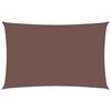 vidaXL Solseil oxfordstoff rektangulær 2x4,5 m brun