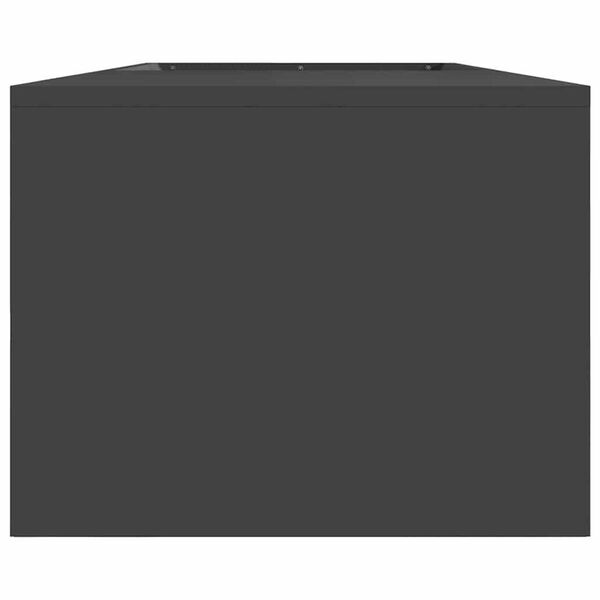 vidaXL Bålplass Svart 160 x 45 x 35 cm Stål