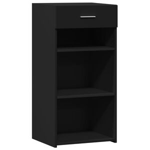 vidaXL Skjenk svart 45x42,5x93 cm konstruert tre