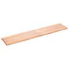 vidaXL Bordplate lysebrun 180x40x(2-4)cm behandlet heltre naturlig