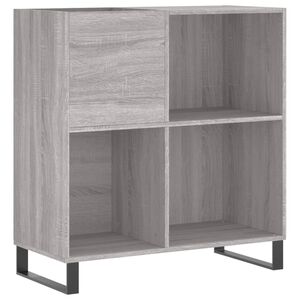 vidaXL Hifi-benk gr&aring; sonoma 84,5x38x89 cm konstruert tre