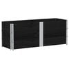 vidaXL Hageplantekasse svart 150x50 cm heltre furu